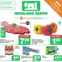 Highland Farms - Weekly Specials - Start Fresh Flyer