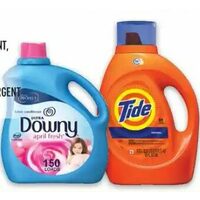 Tide or Gain Laundry Detergent, Downy Fabric Softener or Cascade Dishwasher Detergent