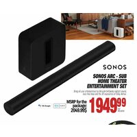 Sonos ARC - SUB Home Theater Entertainment Set