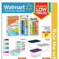 Walmart - Rule The School For Less (West/ON/NS/NL) Flyer