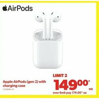 Apple Airpods (Gen 2) With Charging Case