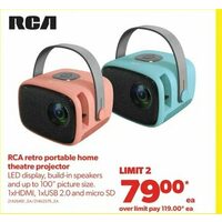 RCA Retro Portable Home Theatre Projector