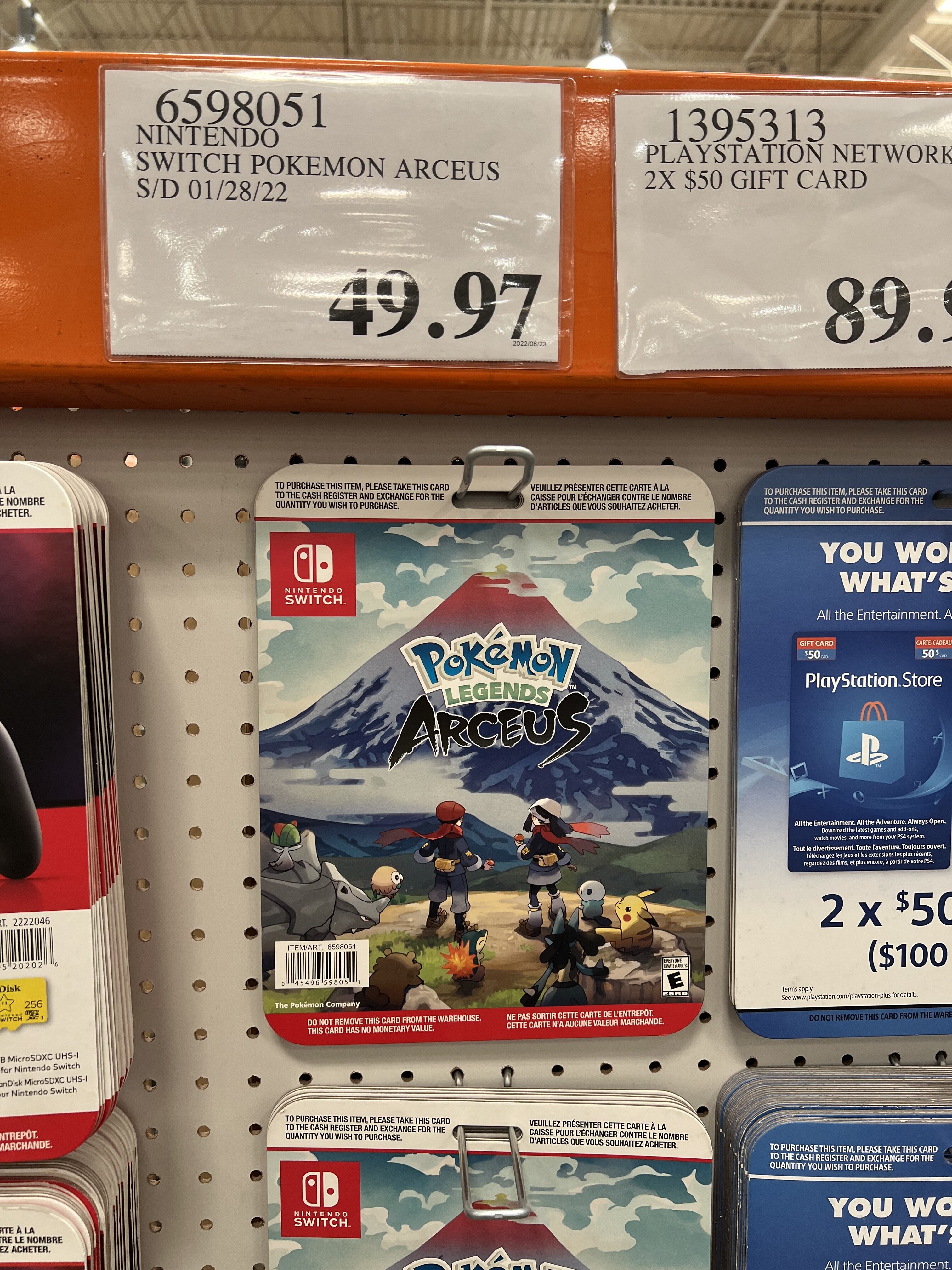 Pokemon Legends Arceus (SWITCH) cheap - Price of $31.86