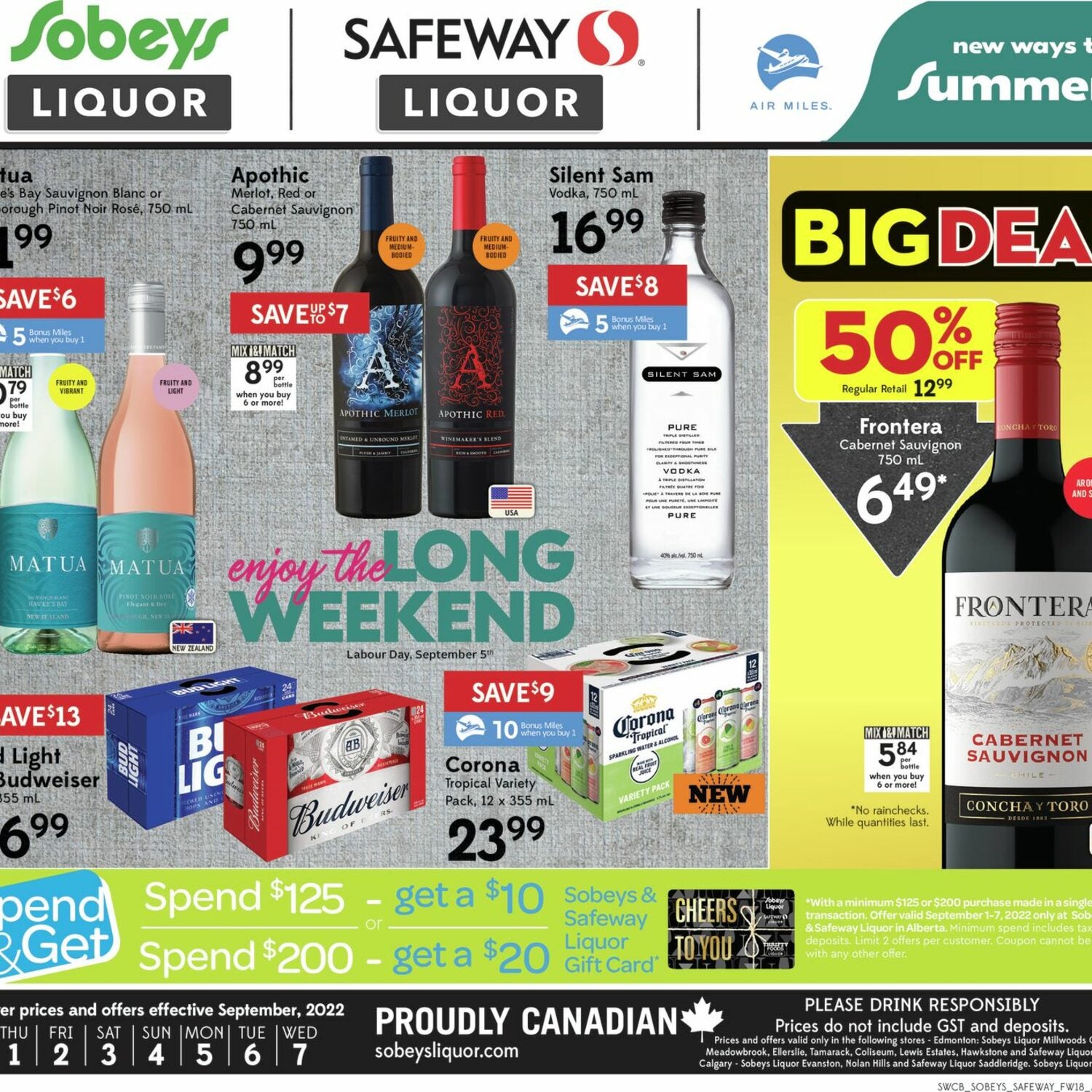 Safeway Weekly Flyer Select Calgary/Edmonton Liquor Stores Only (AB