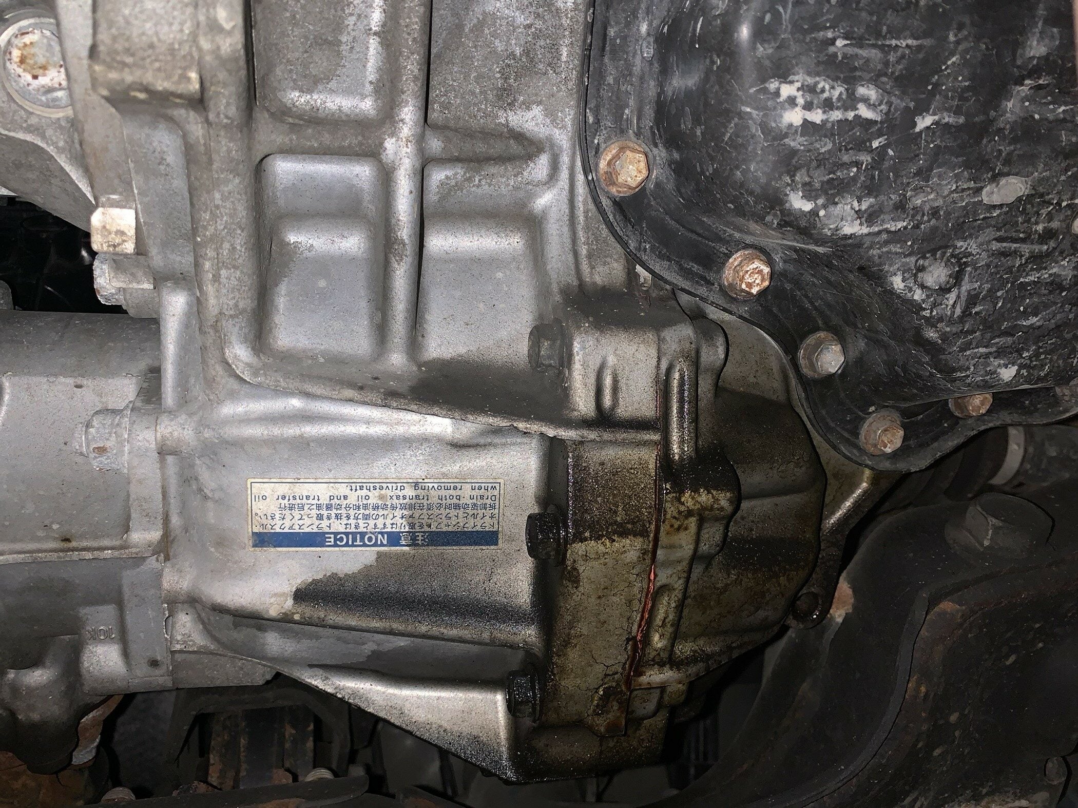 Transfer Case Leaking Oil