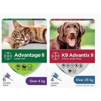 Advantage II For Dogs & Cats & K9 Advantix II For Dogs