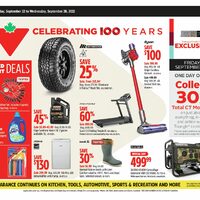 Canadian Tire - Weekly Deals - Celebrating 100 Years (Saskatoon, Thunder Bay, Edmonton Area/AB) Flyer