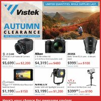 Vistek - Autumn Clearance Flyer