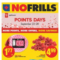 No Frills - Weekly Savings - Points Days (West) Flyer