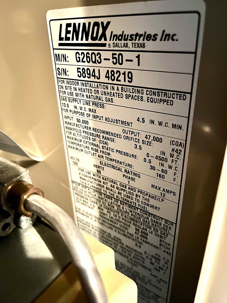 1994 Lennox Furnace... Advice please! Forums