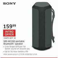 Sony SRS-XE200 Portable Bluetooth Speaker