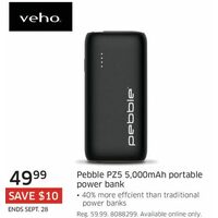 Veho Pebble PZ5 5,000mah Portable Power Bank