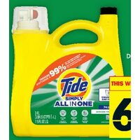 Tide Simply Laundry Detergent or Gain or Downy Scent Boosters