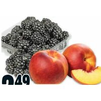 Blackberries Large Prima Gattie Peaches 