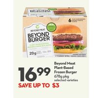 Beyond Meat Plant Based Burger