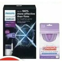 The Doctor's Nightguard Advanced Comfort Nightguard , Philips Sonicare Power Flosser 3000 Series or Kids Rechargeable Toothbrush