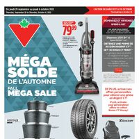 Canadian Tire - Weekly Deals - Fall Mega Sale (ON_Bilingual) Flyer