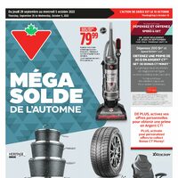 Canadian Tire - Weekly Deals - Fall Mega Sale (QC) Flyer