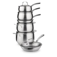 Lagostina Prima Stainless Steel 11-Piece Cookware Set