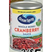 Ocean Spray Cranberry Sauce 