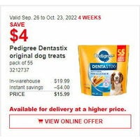 Pedigree Dentastix Original Dog Treats