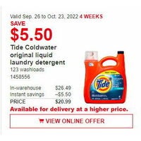Tide Coldwater Original Liquid Laundry Detergent