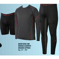 Bauer Mens and Womens Branded Apparel 