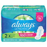 Always Pads, Liners, Tampax Tampons or l.brand Pads  or Tampons