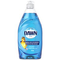 Dawn Liquid Dish Soap or Mr. Clean Magic Eraser