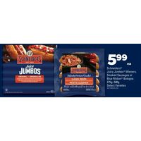 Schneiders Juicy Jumbo Wieners, Smoked Sausages Or Blue Ribbon Bologna