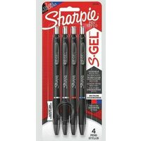 Sharpie 4pk/0.5 or 0.7mm S-Gel Pens