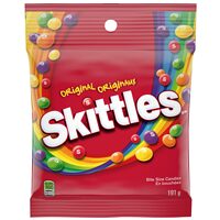 Skittles or Starburst Peg Bags