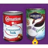 Carnation Evaporated Milk Or Casablanca Coconut Milk