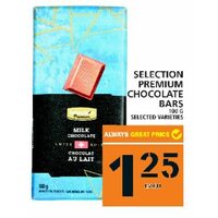 Selection Premium Chocolate Bars