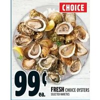 Fresh Choice Oysters
