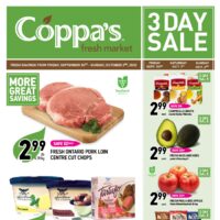 Coppa's Fresh Market - 3 Day Sale (ON) Flyer