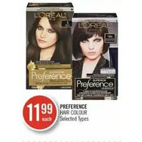 Preference Hair Colour