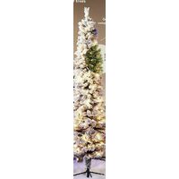 7' Pre-Lit Slim Flocked Colorado Pine Christmas Tree or Shelton 7' Pre-Lit Cashmere Pencil Christmas Tree