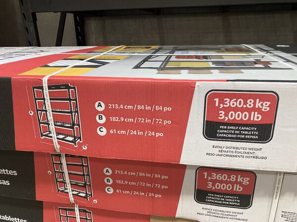 1600205 GORILLA STORAGE RACK 5 TIER 20 00 INSTANT SAVINGS EXPIRES ON 2020  08 30 79 99 - Costco East Fan Blog