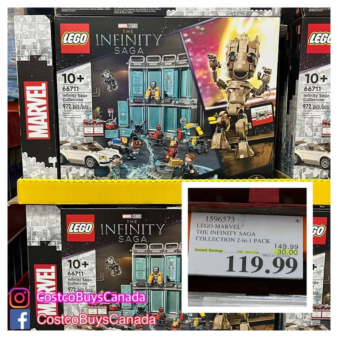 LEGO Marvel Infinity Saga Collection (66711) Available at Costco