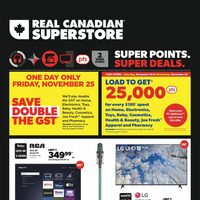 Real Canadian Superstore - Black Friday Sale - Super Points. Super Deals. (AB/YT) Flyer