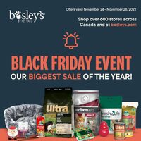 Pet Valu - Bosley's - Black Friday Event (BC) Flyer