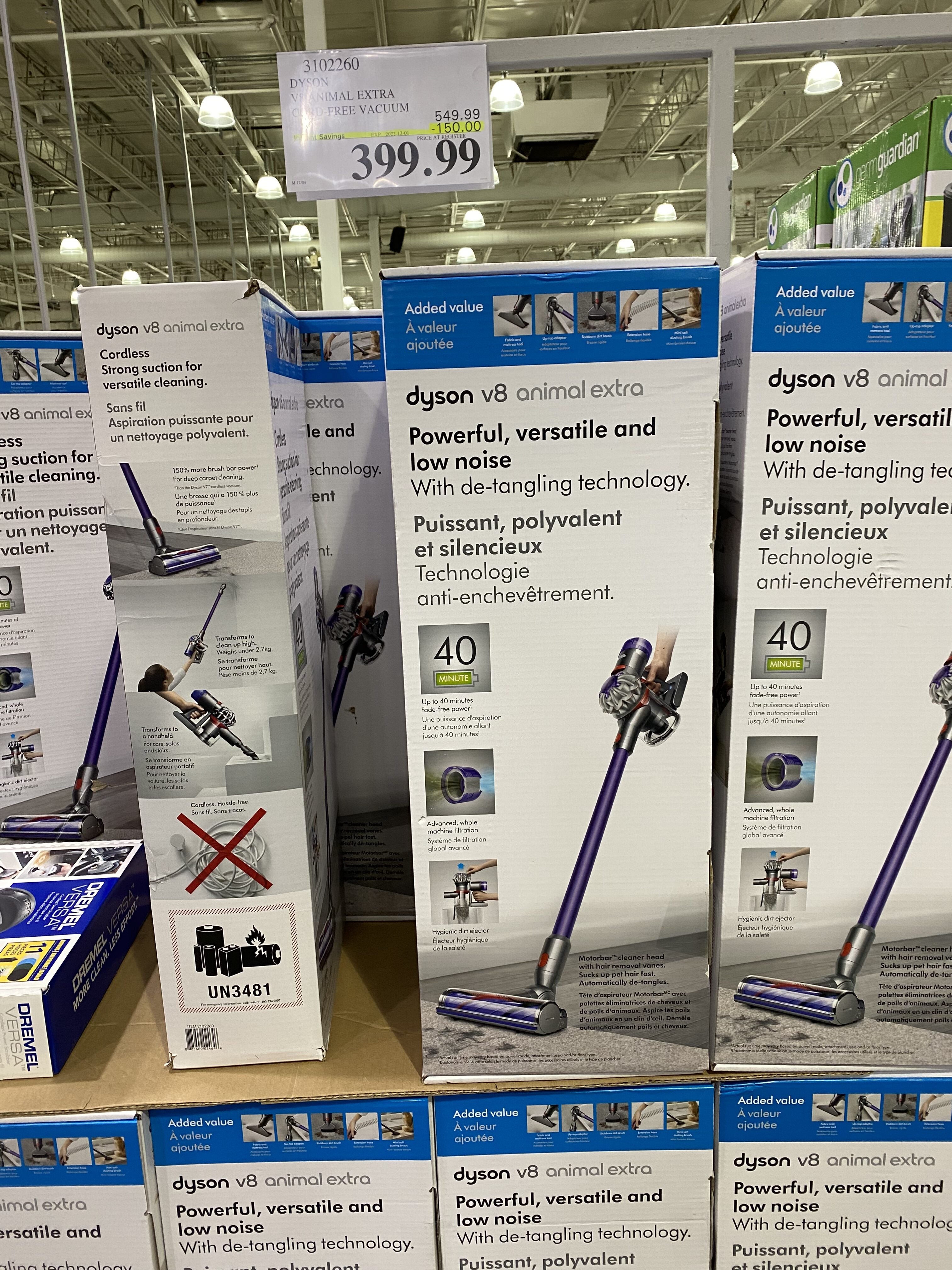 Costco] [Black Friday] Dyson V8 Animal Extra Cordless Vacuum with  Additional Accessories - $  Forums