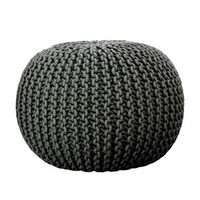 Majestik Hand Knitted Cotton Poufs Filled With EPS Balls