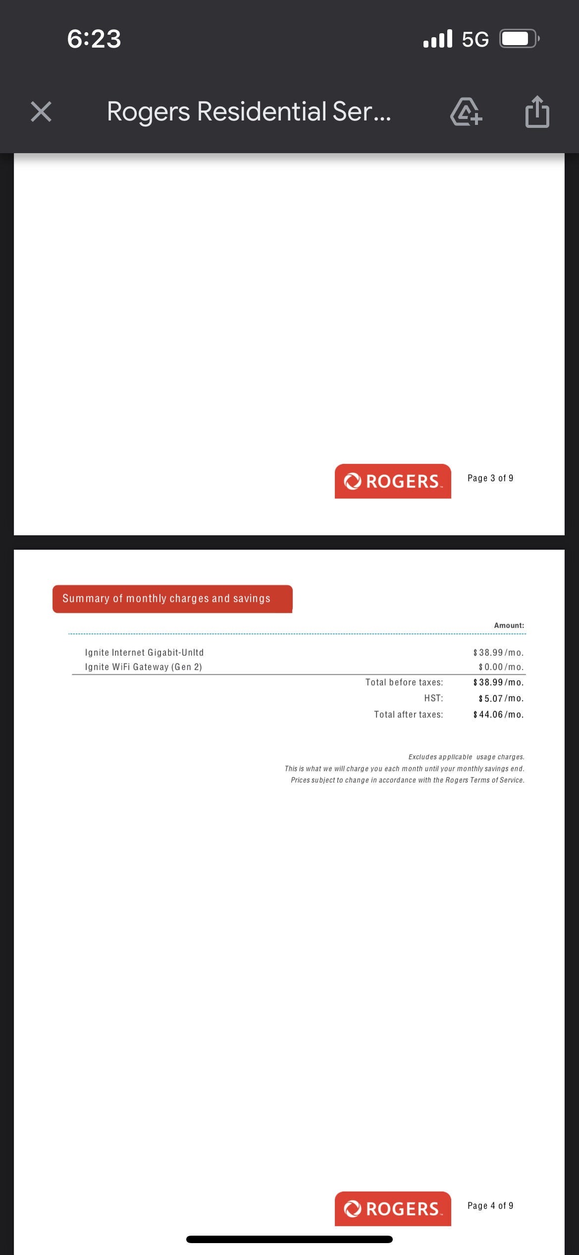 [Rogers] UPDATE** $49.99 with $50BC 1yr **Rogers Ignite 1.5 Gigabit ...