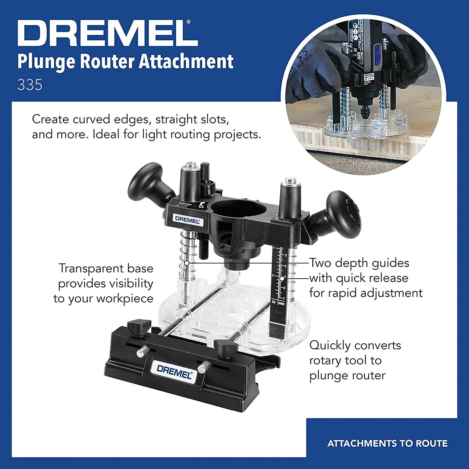 Dremel 3000-1/25 Variable Speed Rotary Tool Kit- 1 Attachment and 25  Accessories- Grinder, Mini Sander, Polisher, Router, Engraver- Perfect for  Routing, Metal Cutting, Wood Carving, Polishing 