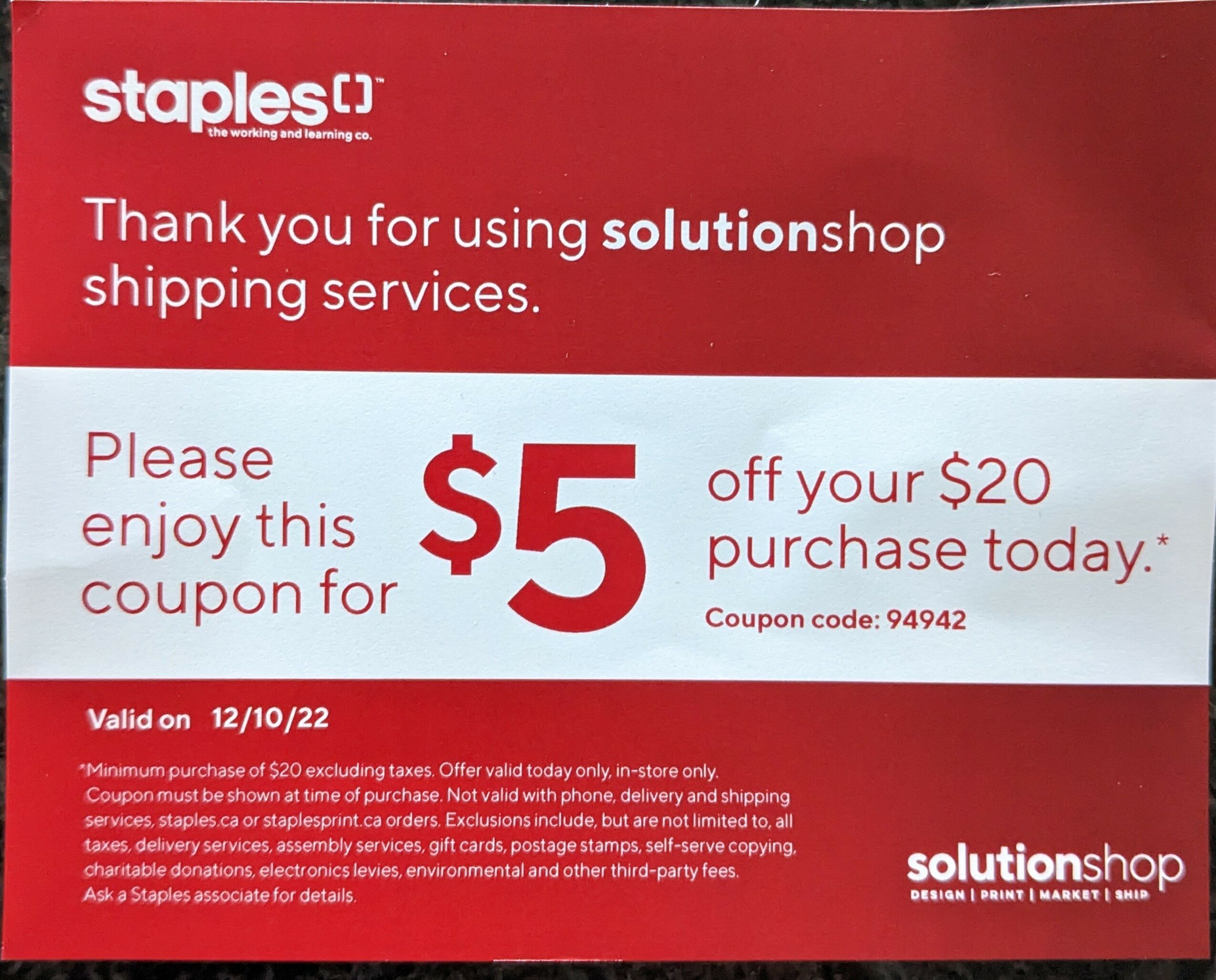 Is Staples now taking  drop offs? : r/Staples