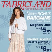 Fabricland - Bonus Bargains (West) Flyer