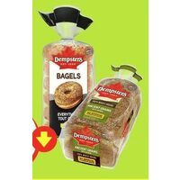 Dempster's Bagels or Whole Grain Bread 