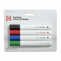 Tru Red Chisel or Fine Tip Dry Erase Markers